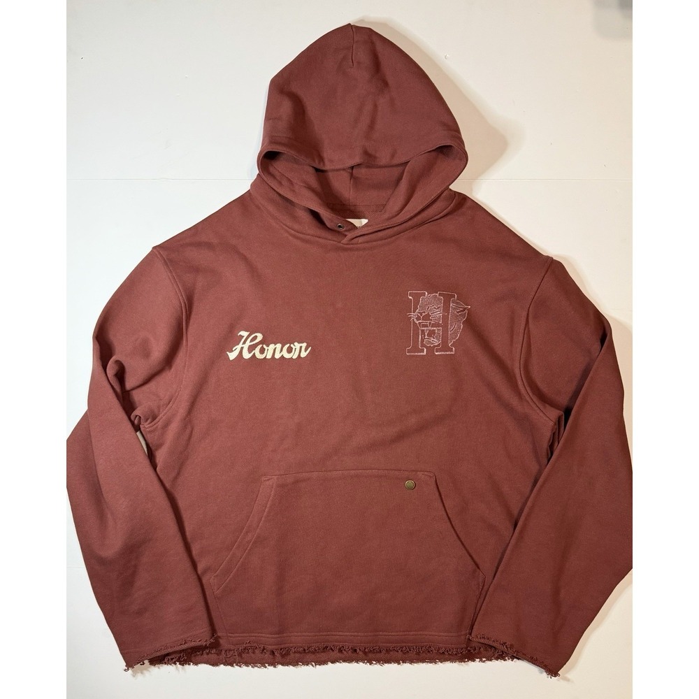 Honor The Gift Mascot Hoodie Size XL Maroon